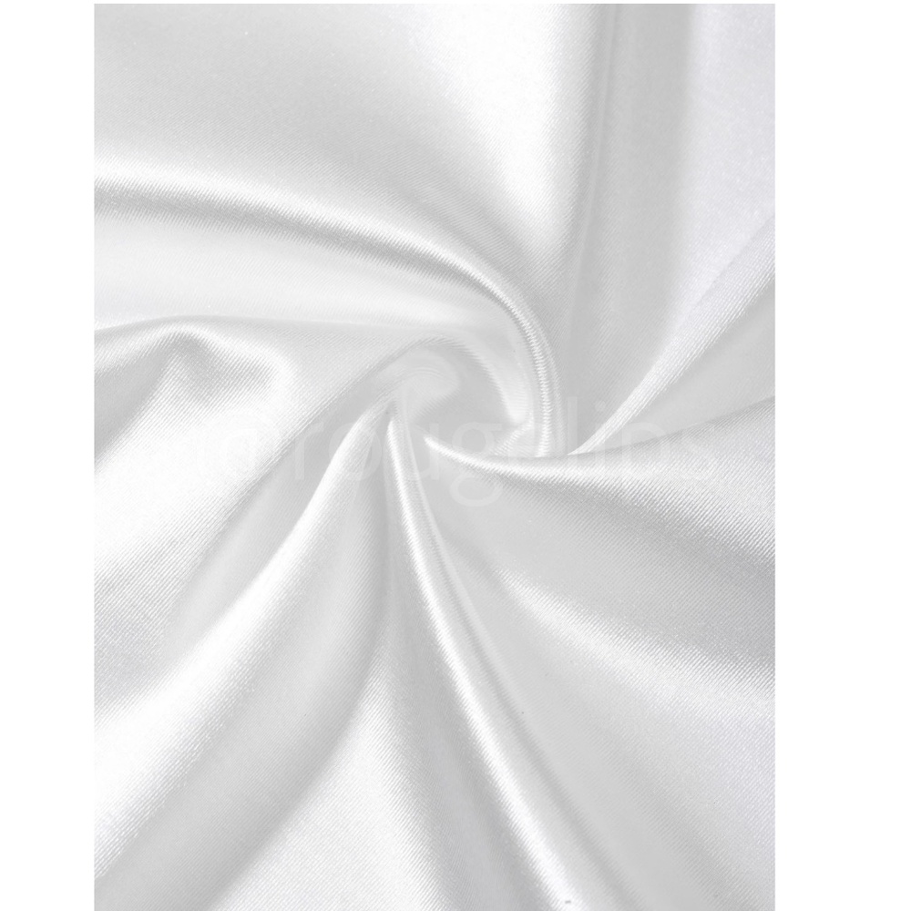 White Deep V Neck Backless Ruched Long Wedding Slip Sheath Dress - Picture 8 of 17